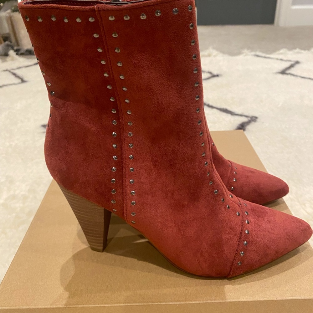 Faux Suede Ankle Booties - Picture 4 of 5